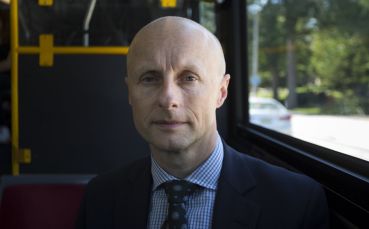 andy byford on a bus