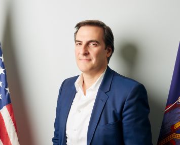 State Sen. Michael Gianaris in his Astoria office.