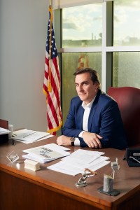 State Sen. Michael Gianaris in his Astoria office.