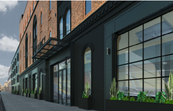 A rendering of the Quincy Street project.