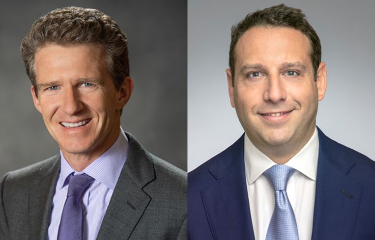 Walker & Dunlop chairman and CEO Willy Walker, left, and AKS Capital Partners co-founder and former head of debt, equity and structured finance at JLL.