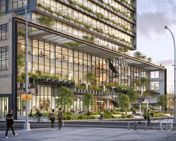 A rendering of St. Johns Terminal.