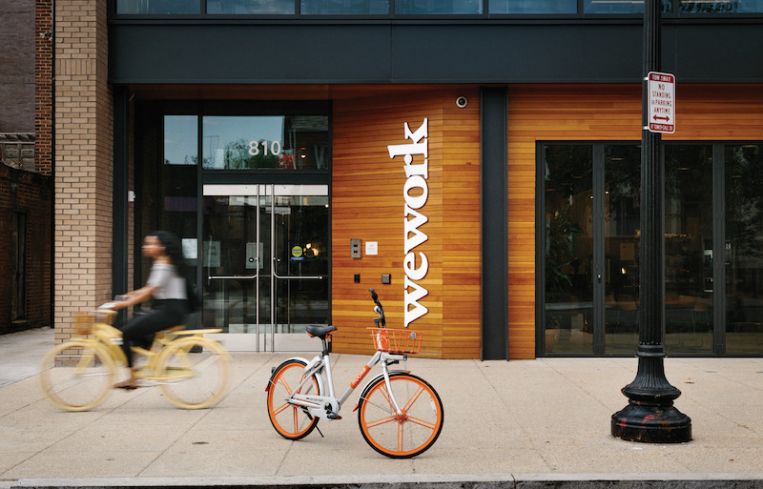 A WeWork location in Washington DC.