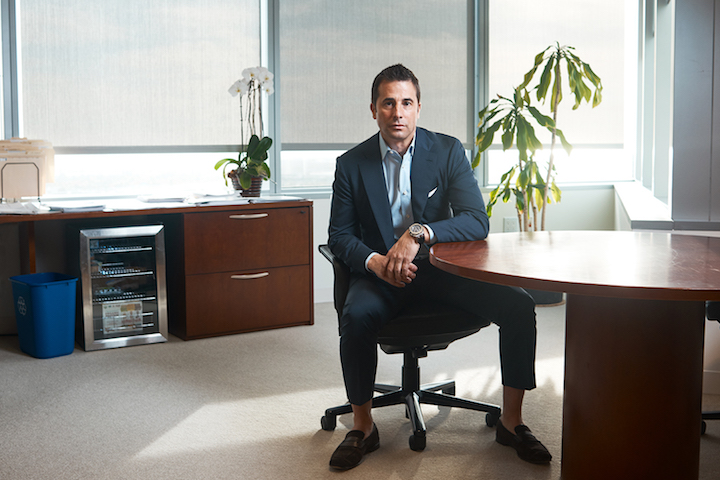 Cushman & Wakefield's Rob Rubano in his Los Angeles office.