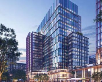 ZGF's rendering for Amazon HQ2