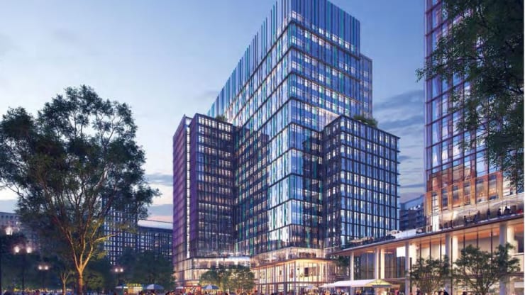 ZGF's rendering for Amazon HQ2