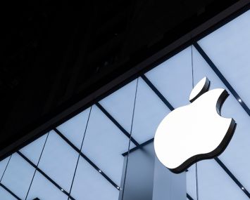 The Apple logo