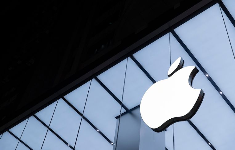The Apple logo