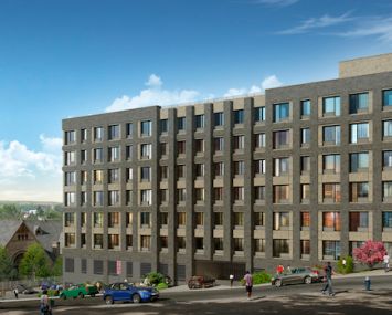 A rendering of the planned Yonkers project.
