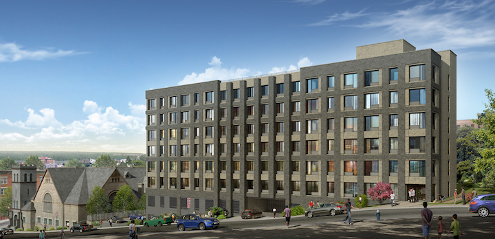 A rendering of the planned Yonkers project.