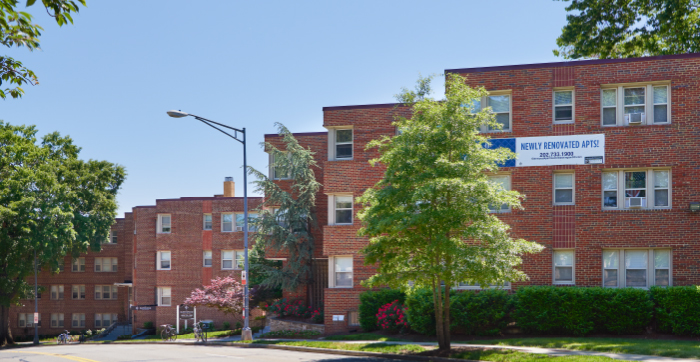90-unit Glenwood Apartments.