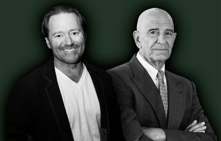 Digital Bridge’s founder and CEO Marc Ganzi (left) will replace Thomas J. Barrack Jr. as CEO of Digital Colony.