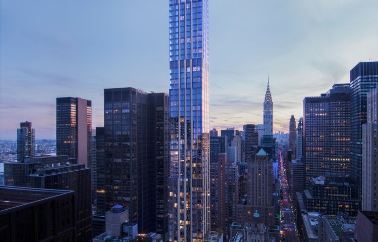 A rendering of The Centrale at 138 East 50th Street.