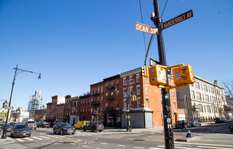 Vanderbilt Avenue in Prospect Heights, Brooklyn.