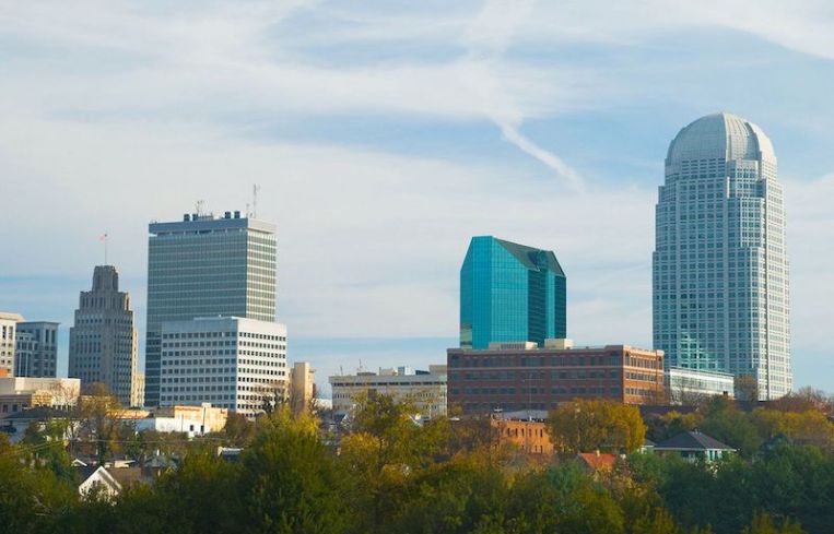 Downtown Winston-Salem, N.C.