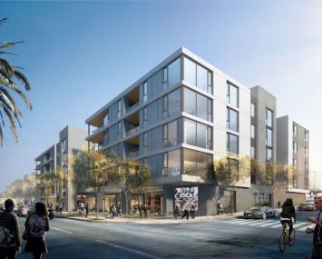 The project at 9001 Santa Monica Boulevard will feature a fitness center, a pool deck, and ground floor space for retail and restaurants.