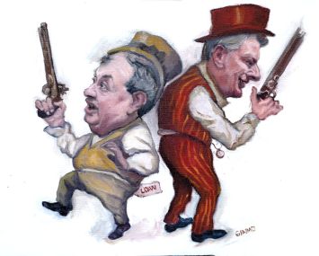 REBNY President James Whelan and NYC Mayor Bill de Blasio are at odds