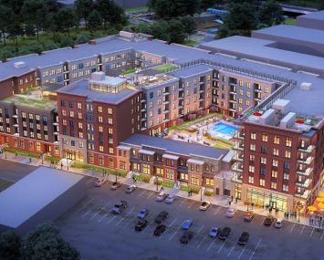 A rendering of 44 Olive Street.