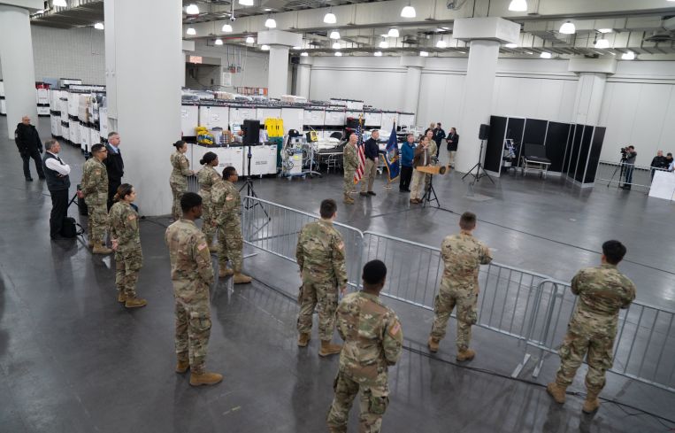 cuomo javits center coronavirus temporary hospital
