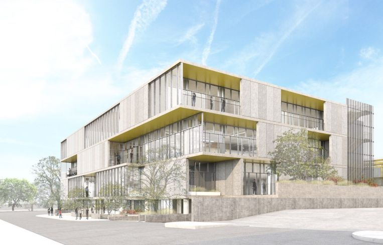 Urban Offerings and Meridian Group are developing a 74,055-square-foot creative office building at 5950 Jefferson Boulevard.