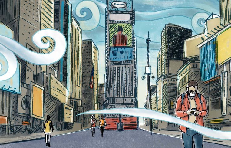 empty times square coronavirus