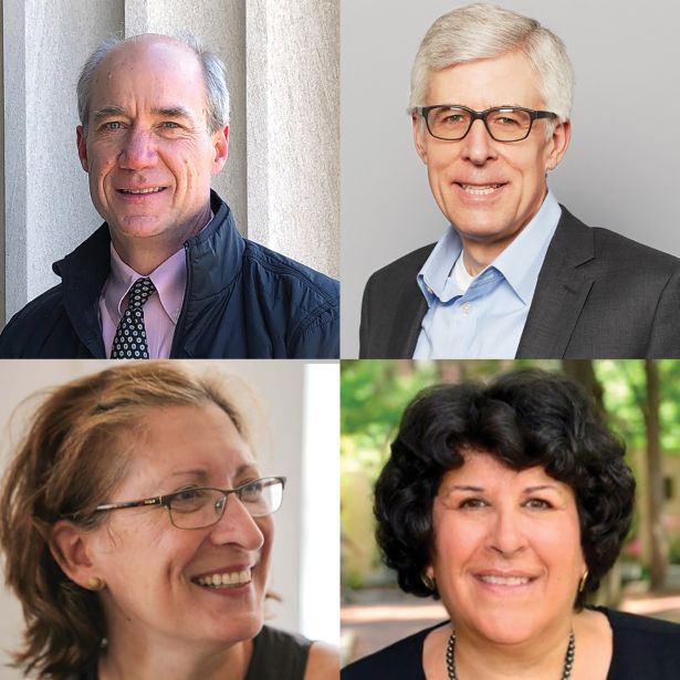 From left: MIT's William Colehower; Jaros, Baum & Bolles' Scott Frank; The New School's Jo Goldberger and University of Pennslyvania's Anna Papageorge.