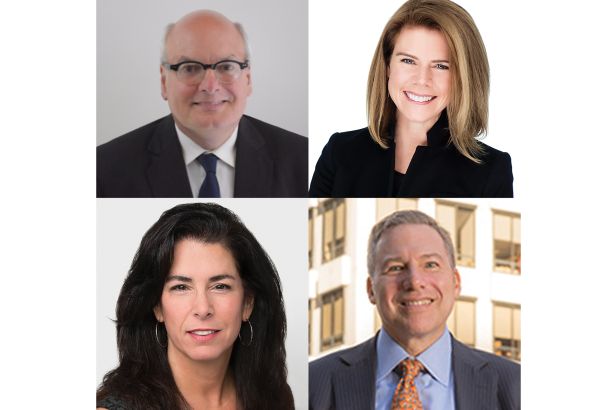 From left: Northeastern University's Robert Delgado; Ennead Architects' Molly McGowan; Cornell Tech's Diana Allegretti and Ingram Yuzek Gainen Carroll & Bertolotti's Robert Banner.