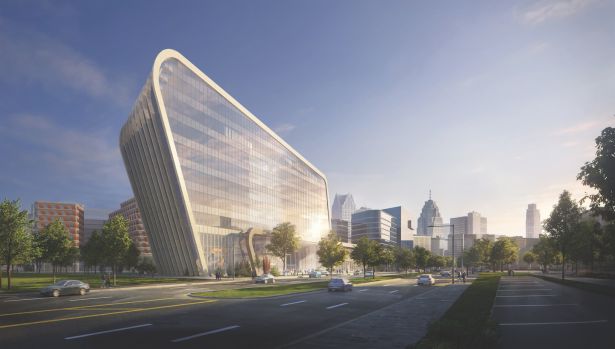 Detroit Center for Innovation rendering by KPF 