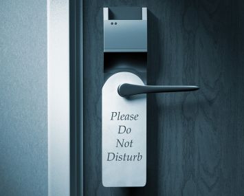 Do Not Disturb Sign On Door Handle