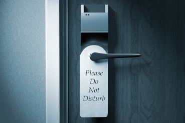 Do Not Disturb Sign On Door Handle