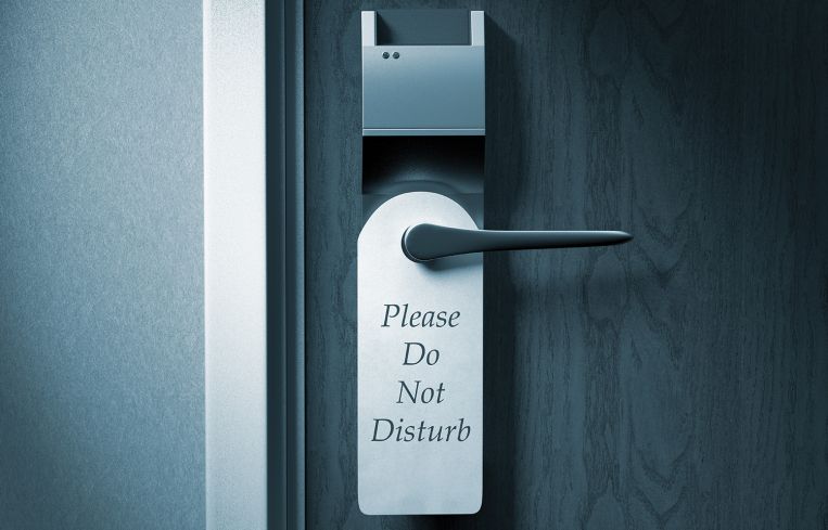 Do Not Disturb Sign On Door Handle