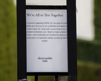Abercrombie & Fitch Sign