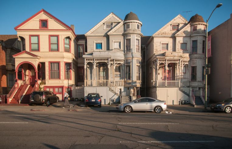 A street in Oakland, CA.