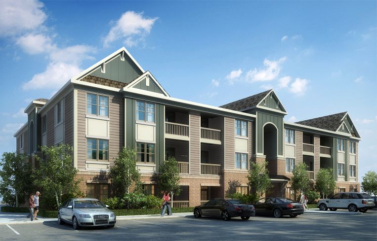 A rendering of Litchford 315 in North Raleigh.