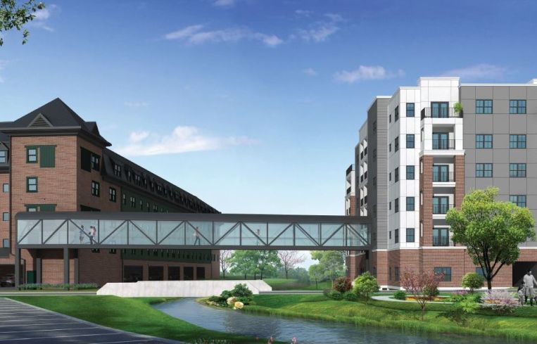 Rendering of Brookview Commons Phase 1 and 2.