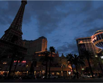 NO DICE: The spread of coronavirus effectively closed down Las Vegas and its famed casinos in mid-March.