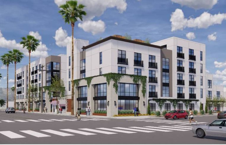 Rendering of the property set for 4900 Eagle Rock Boulevard