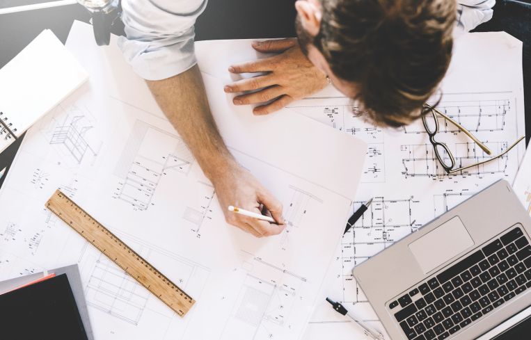 architect drawing board
