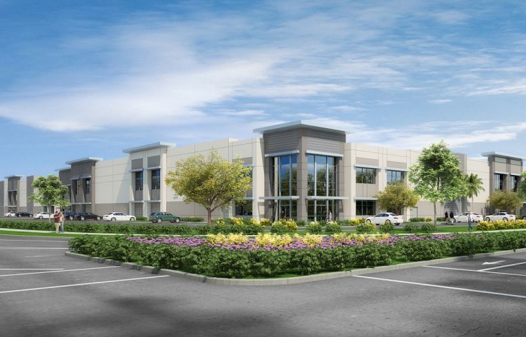 In addition to its new investment fund, CapRock is also an active developer, and recently completed the first phase of Colony Commerce Center above, located in the city of Ontario in the Inland Empire.