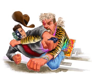 Joe Exotic vs. Westworld Robot