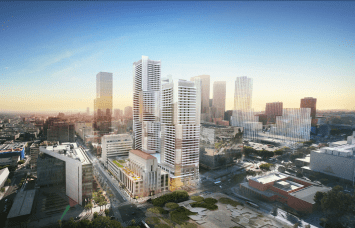 Onni Group's project would add two towers with more than 1,100 condos in the heart of Downtown Los Angeles.