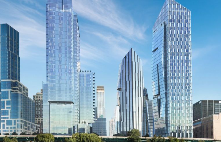 Rendering of Waterline Square.