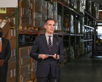More than 300,000 people lost their jobs in Los Angeles since shelter-in-place orders were enacted. Mayor Eric Garcetti has warned it will take a long time to recover.