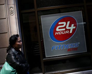 24 Hour Fitness.