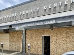 Larchmont Beauty Center is Boarded up on June 2.