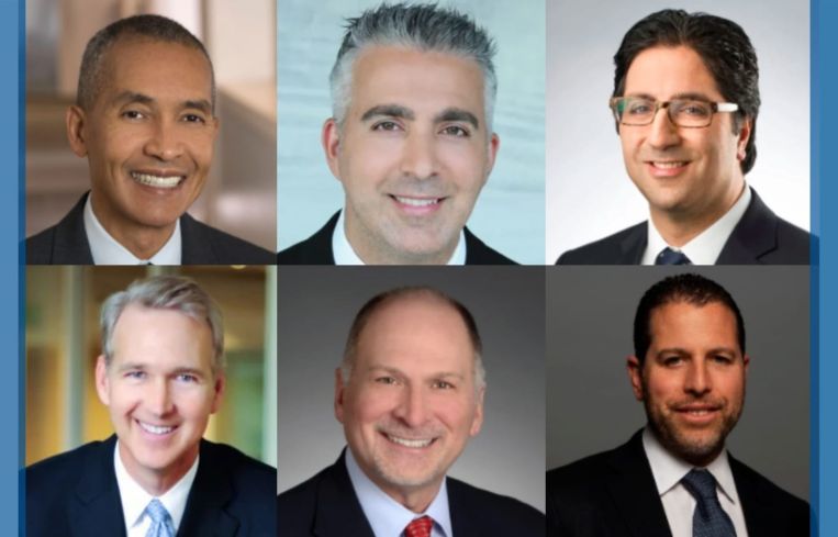 Clockwise from top left: Duane Montgomery, Ash Baraghoush, Ronnie Gul, Josh Zegen, Thomas Whitesell and Pat Jackson.