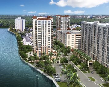 A rendering of Las Marinas Apartments in Sunny Isles Beach, Fla.