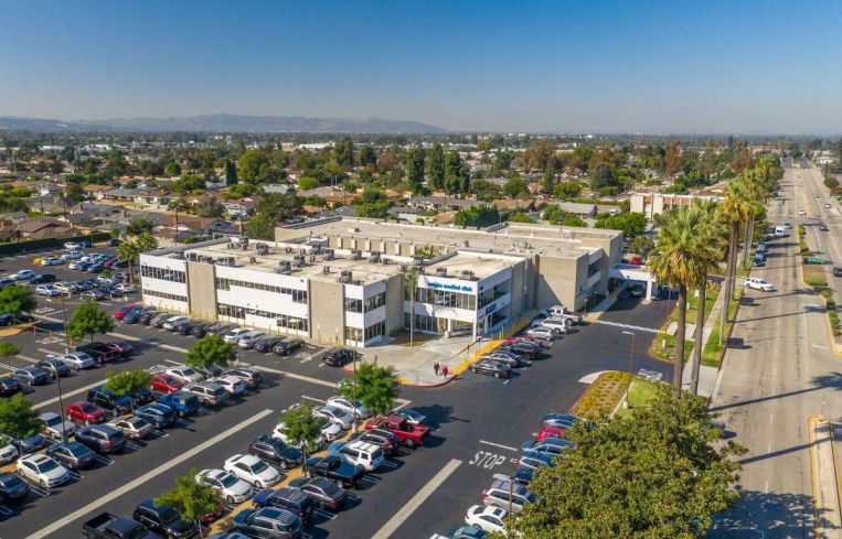 The 63,000-square-foot Magan Medical Clinic sits on five acres in Covina.