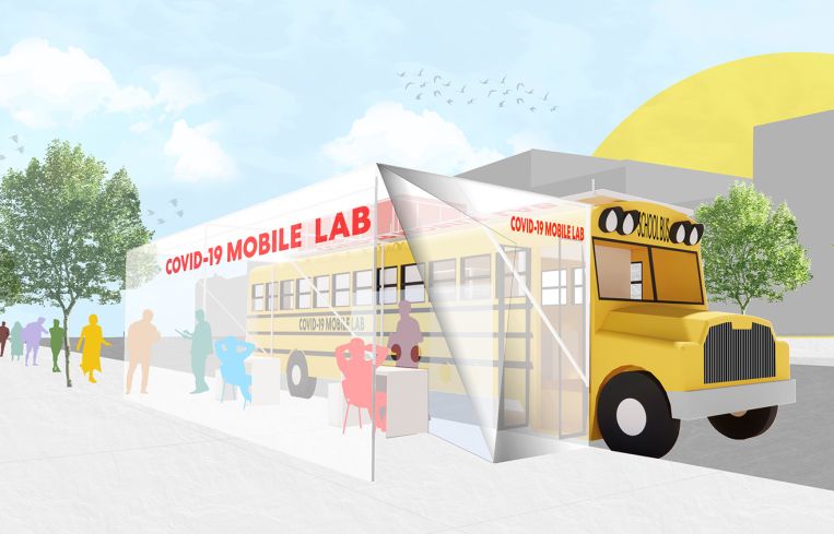 school bus mobile lab