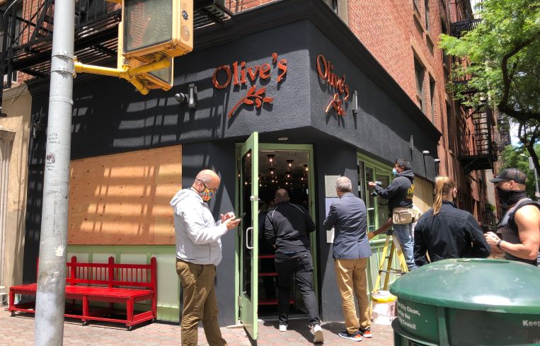 Longtime takeout spot Olive's on Prince Street had its delivery bikes and cash register stolen during the early morning hours of June 1, during the looting following the protests against George Floyd's death.